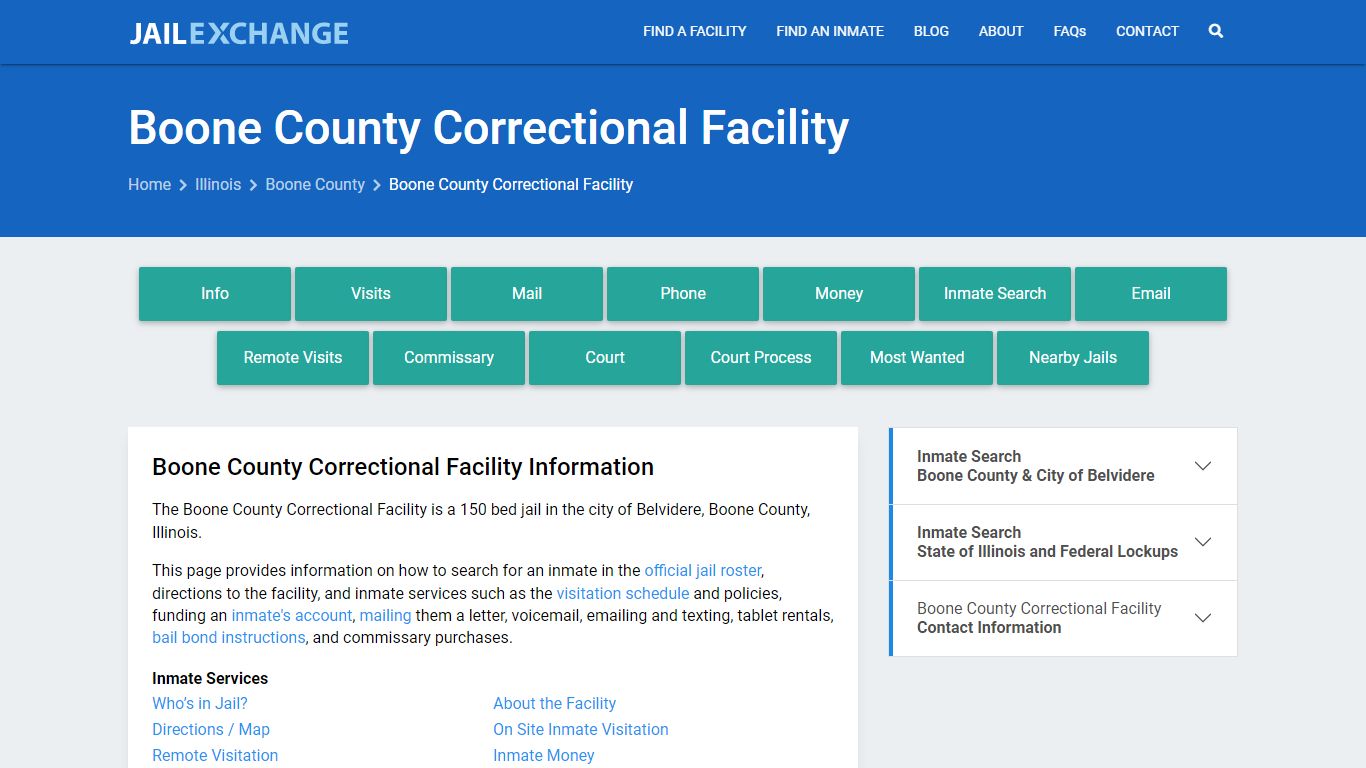 Boone County Correctional Facility - Jail Exchange